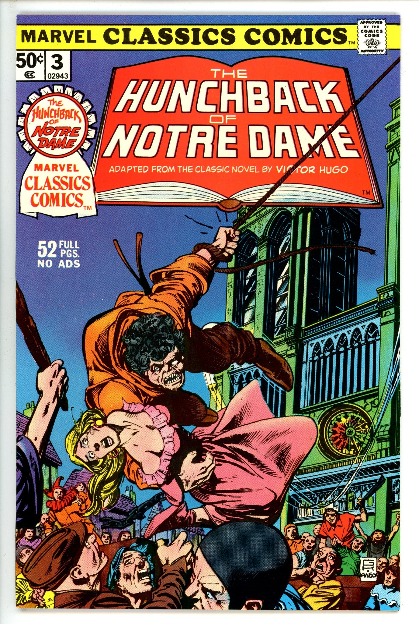 Marvel Classics Comics 3 NM- (1976)