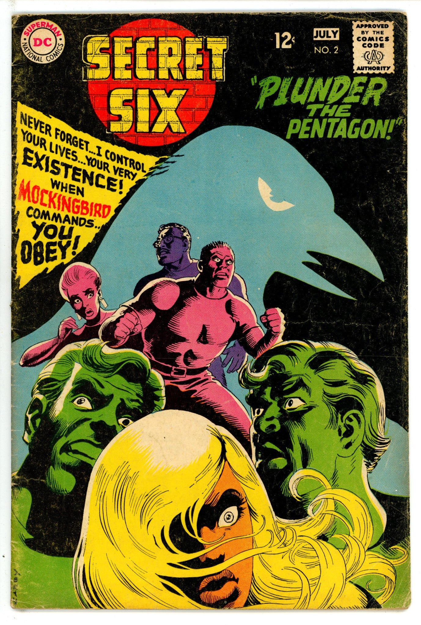 Secret Six Vol 1 2 GD/VG (1968)