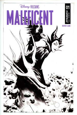 Disney Villains Maleficent 1 Lee B&W Incentive Variant (2023)
