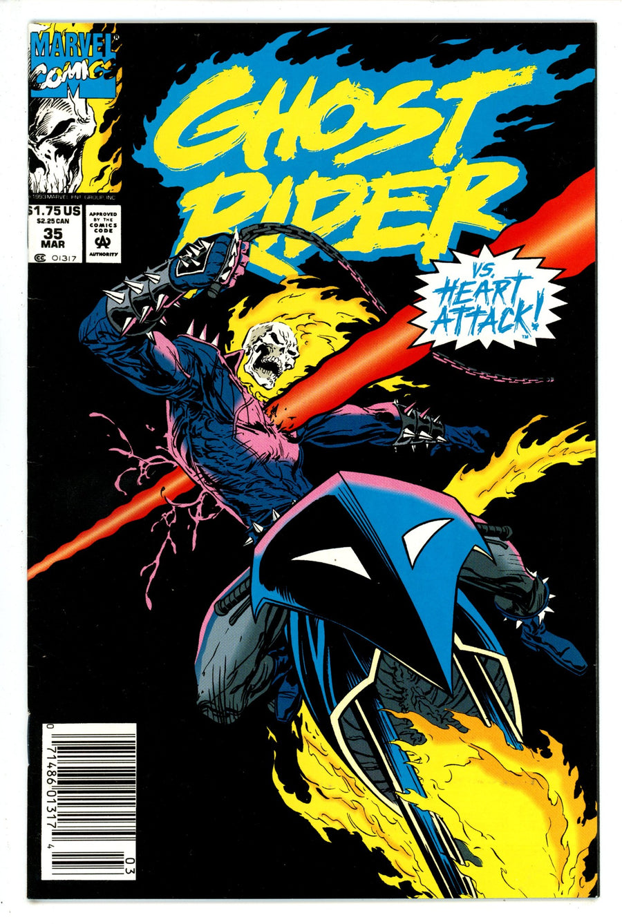Ghost Rider Vol 2 35 Newsstand (1993)