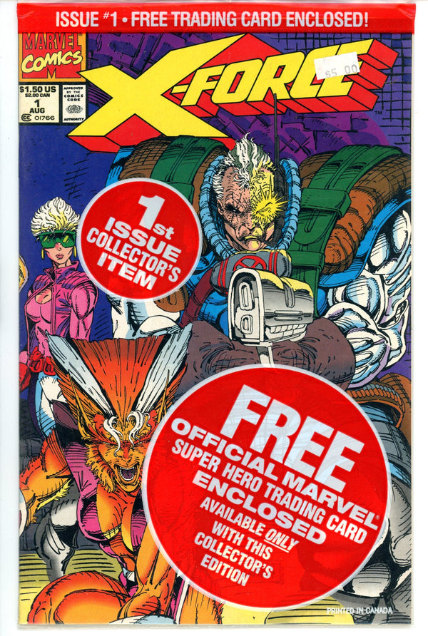 X-Force Vol 1 1 Negative UPC, Sunspot Card