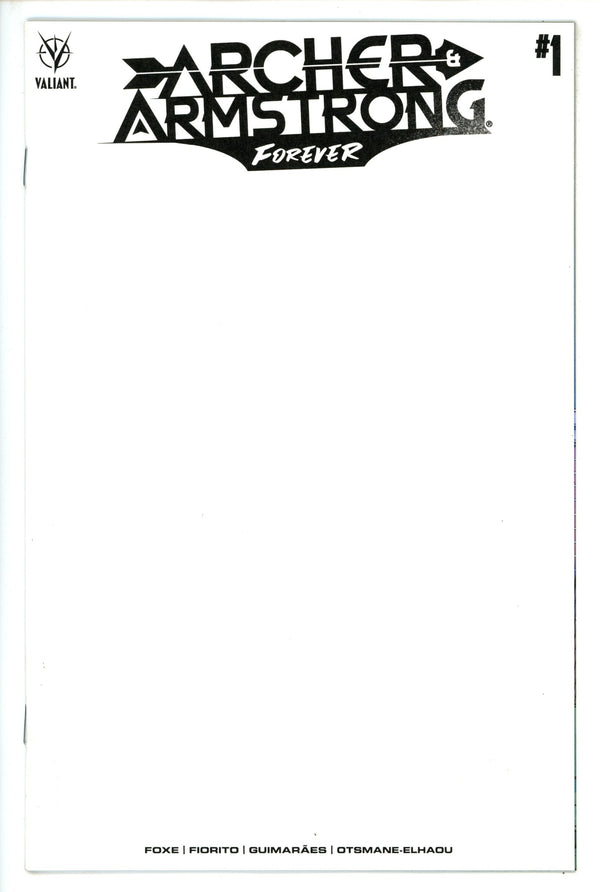 Archer & Armstrong Forever 1 Blank Variant (2022)