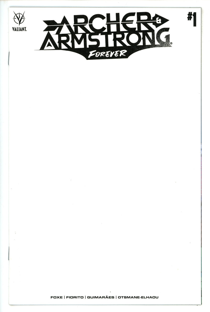 Archer & Armstrong Forever 1 Blank Variant (2022)