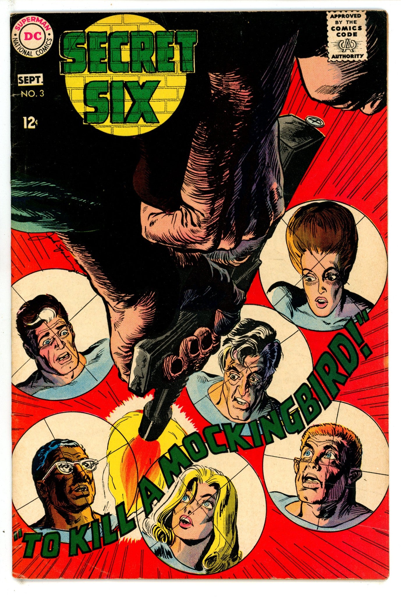Secret Six Vol 1 3 VG+ (1968)