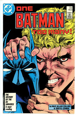 Batman Vol 1 403 3rd Print VF