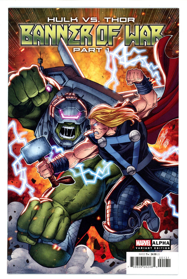 Hulk vs Thor Banner War Alpha 1 Lim Variant (2022)