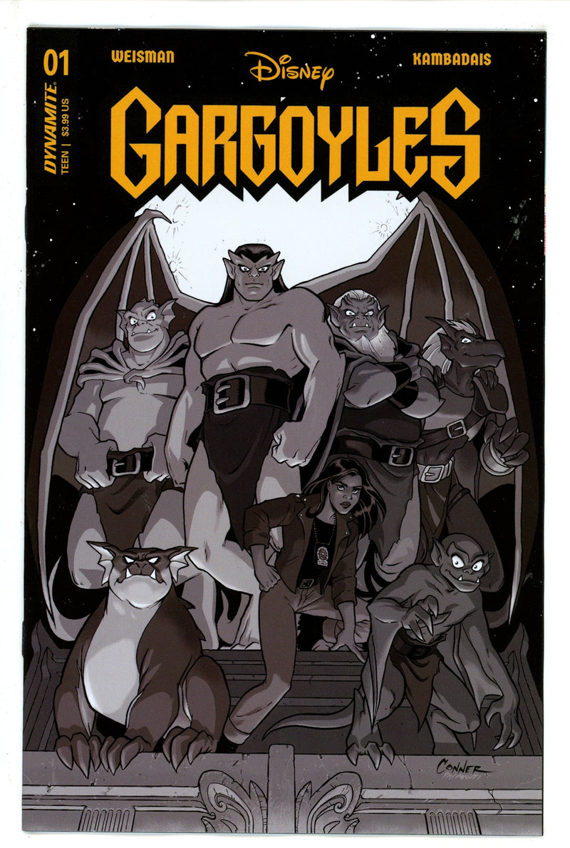 Gargoyles 1 Conner B&W Variant NM