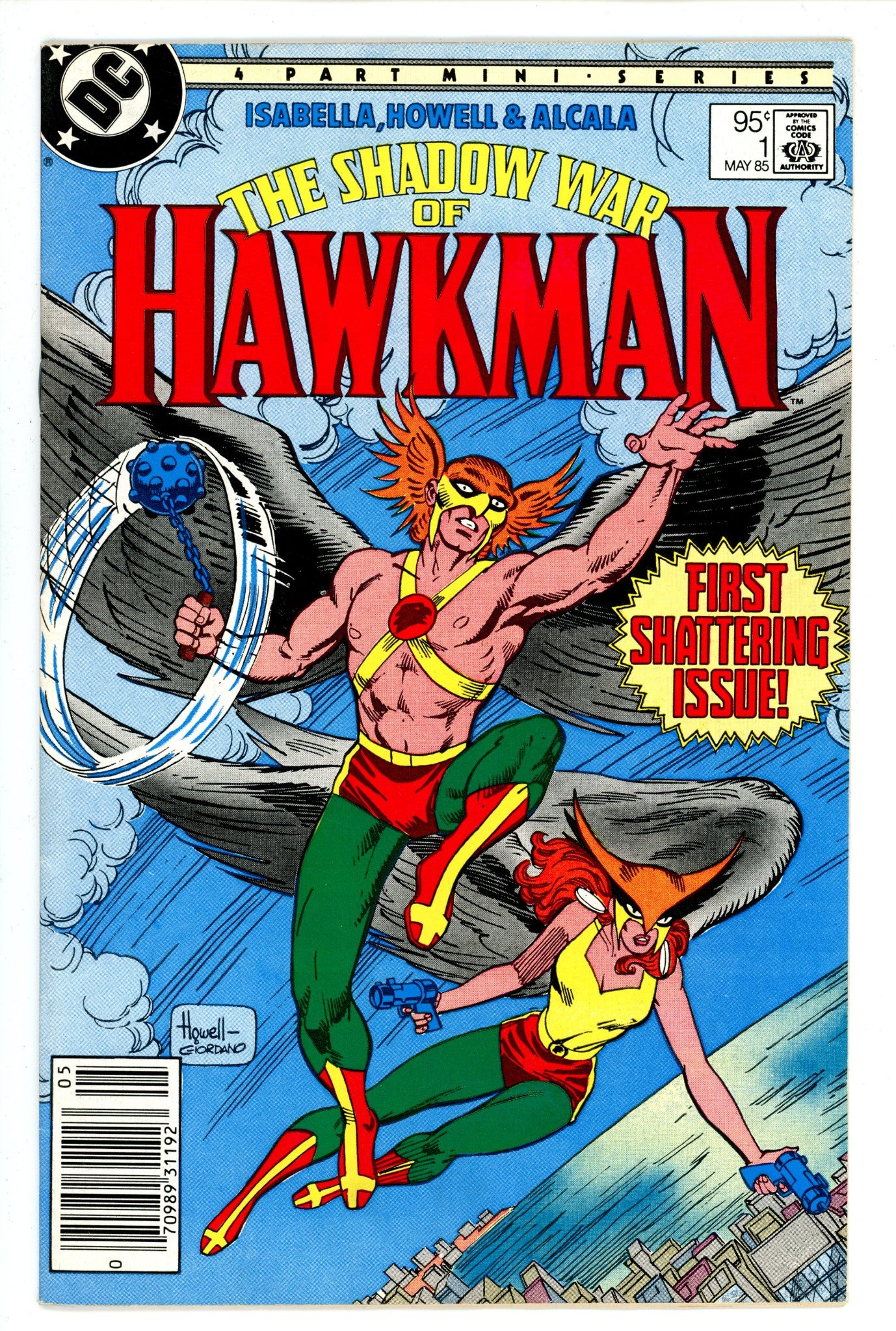 The Shadow War of Hawkman 1 Canadian Price Variant FN- (1985)