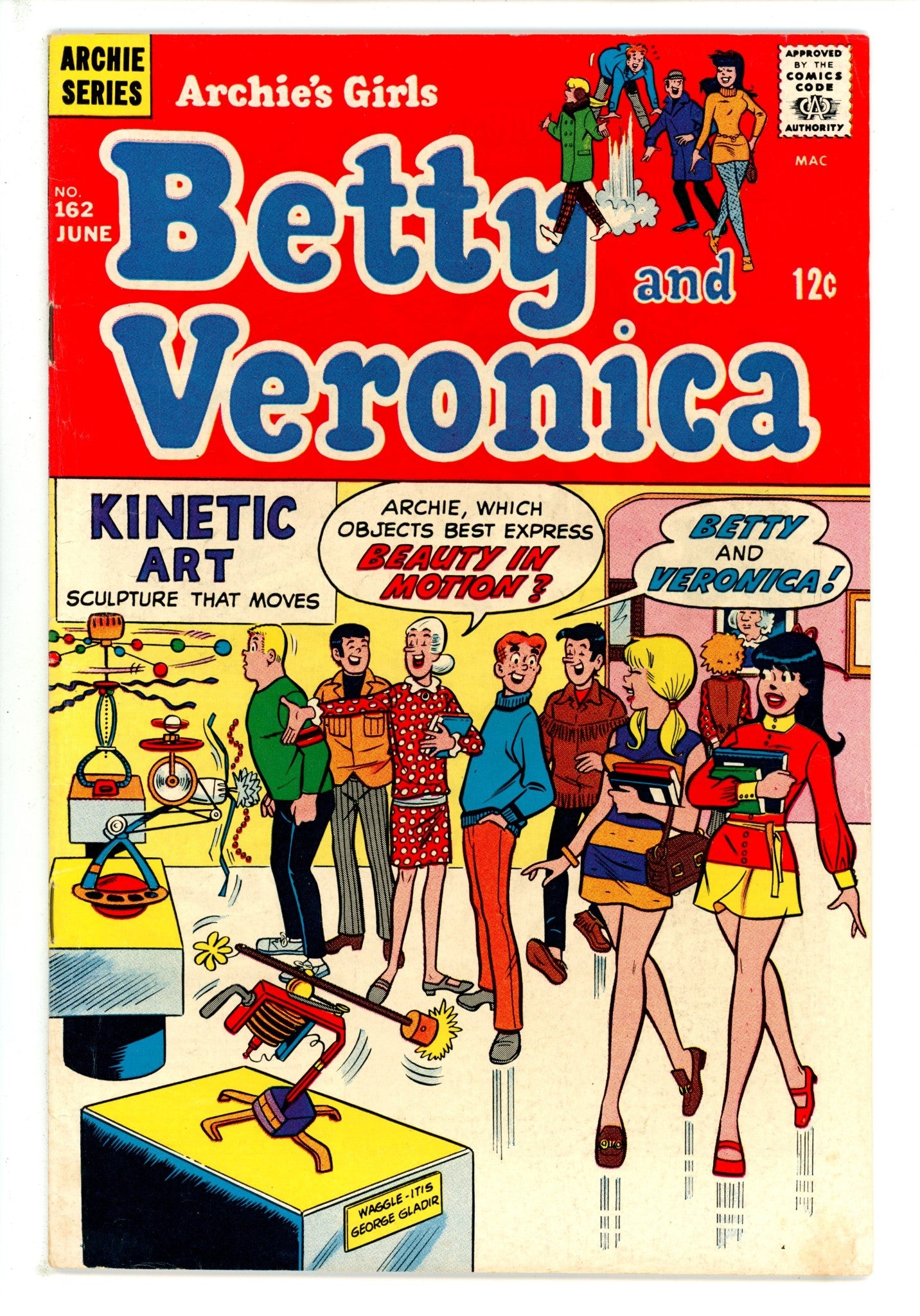 Archie's Girls Betty and Veronica 162 FN (1969)