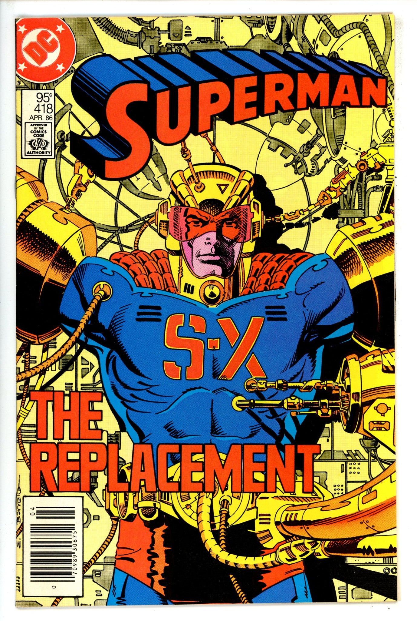 Superman Vol 1 418 Canadian VF/NM