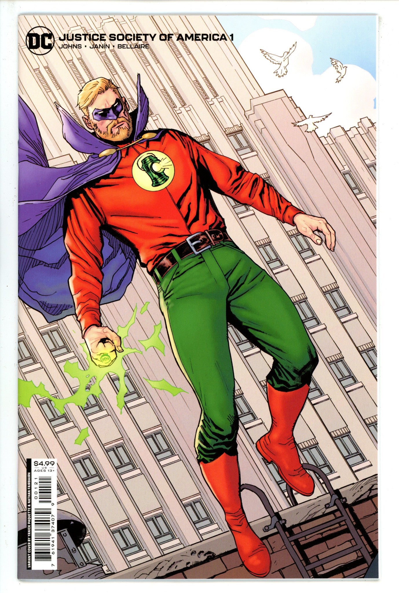 Justice Society of America Vol 4 1 Paquette Variant