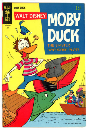 Walt Disney Moby Duck 6 VF+ (1969)