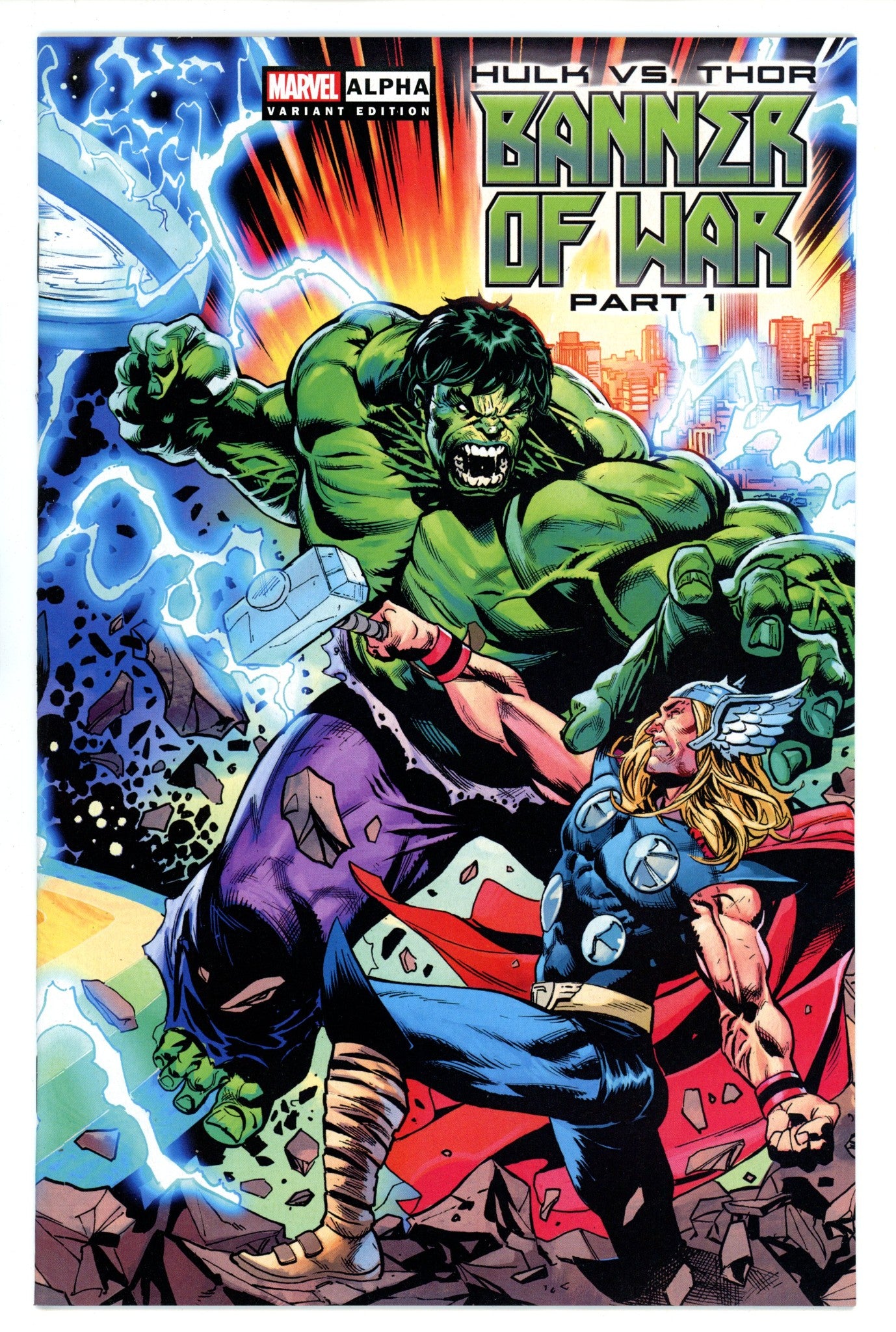 Hulk vs Thor Banner War Alpha 1 Shaw Variant (2022)