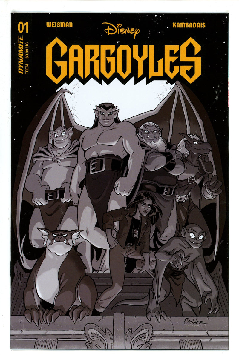 Gargoyles 1 Conner B&W Variant NM+