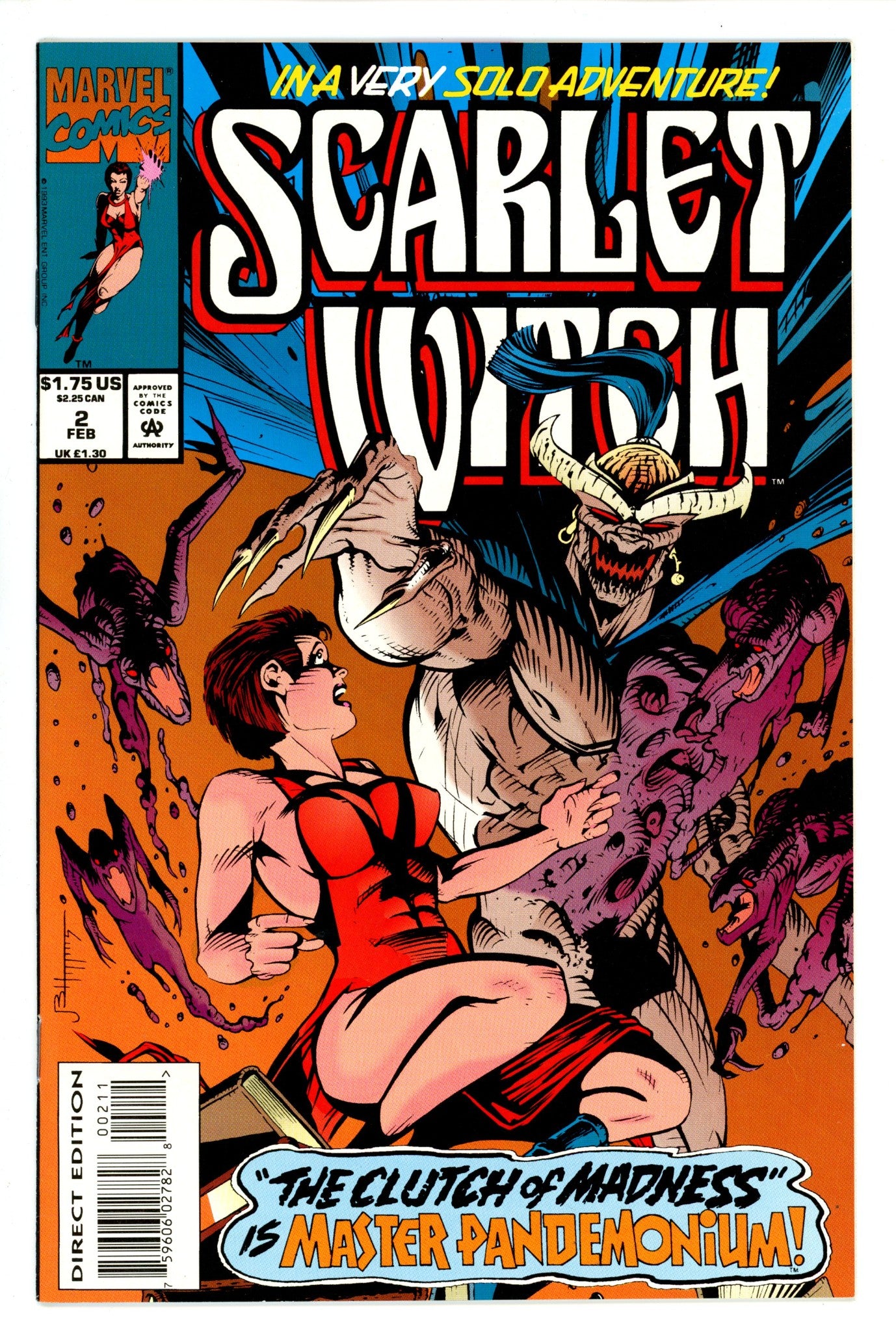 Scarlet Witch Vol 1 2 NM- (1993)