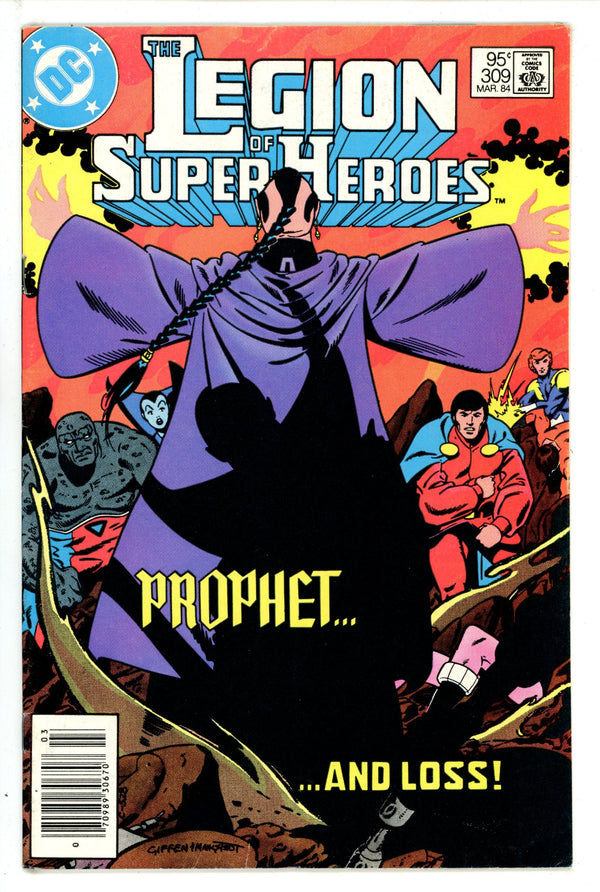 The Legion of Super-Heroes Vol 2 309 Canadian Price Variant FN (1984)