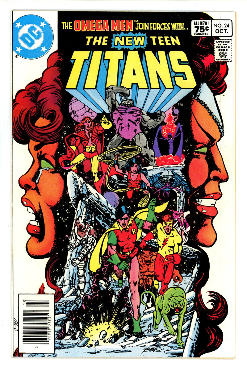 The New Teen Titans Vol 1 24 Canadian Price Variant VF+ (1982)