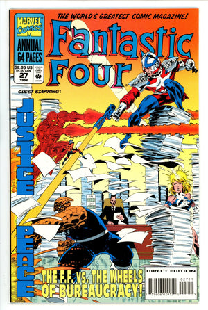 Fantastic Four Annual Vol 1 27 VF/NM