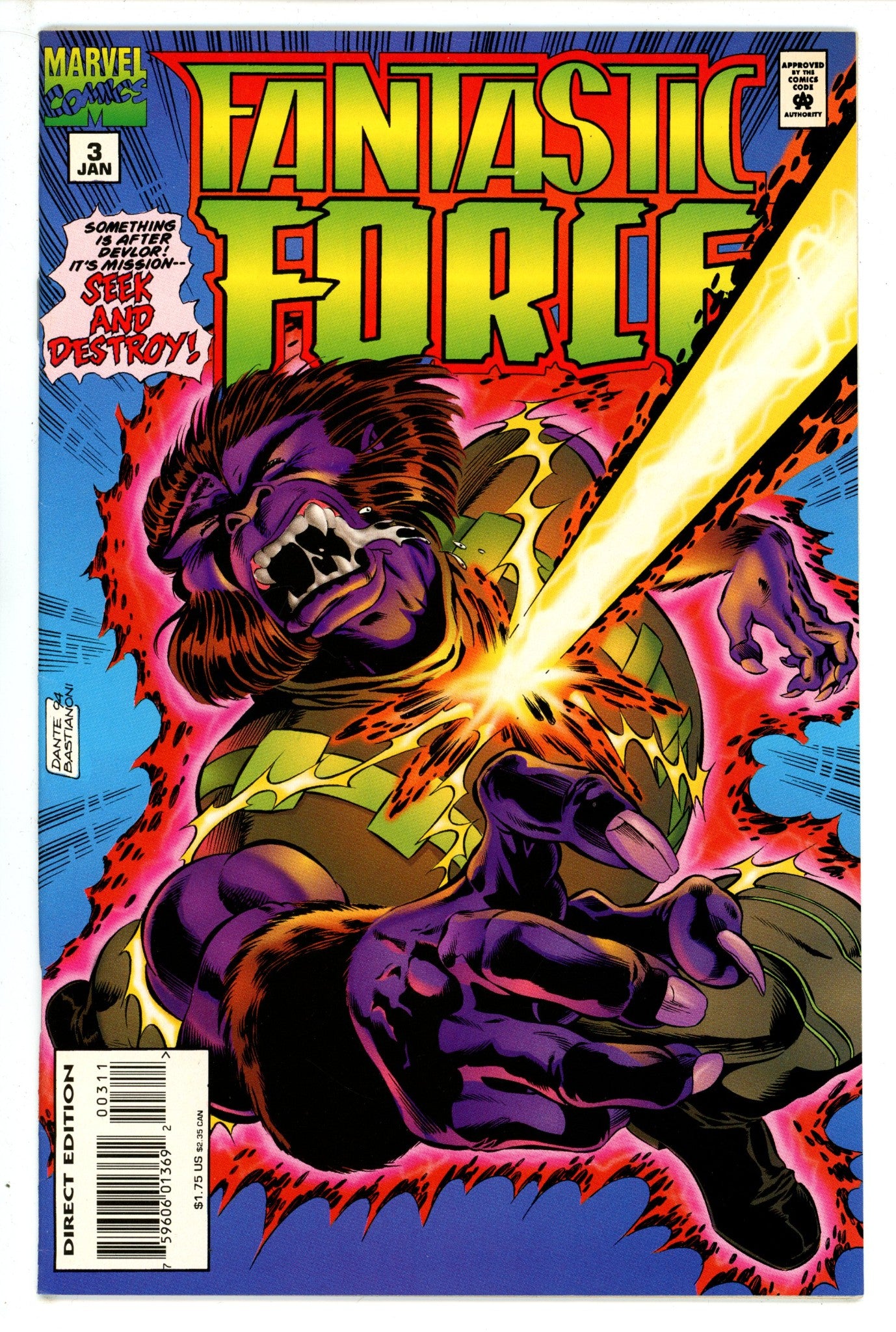 Fantastic Force Vol 1 3 (1994)