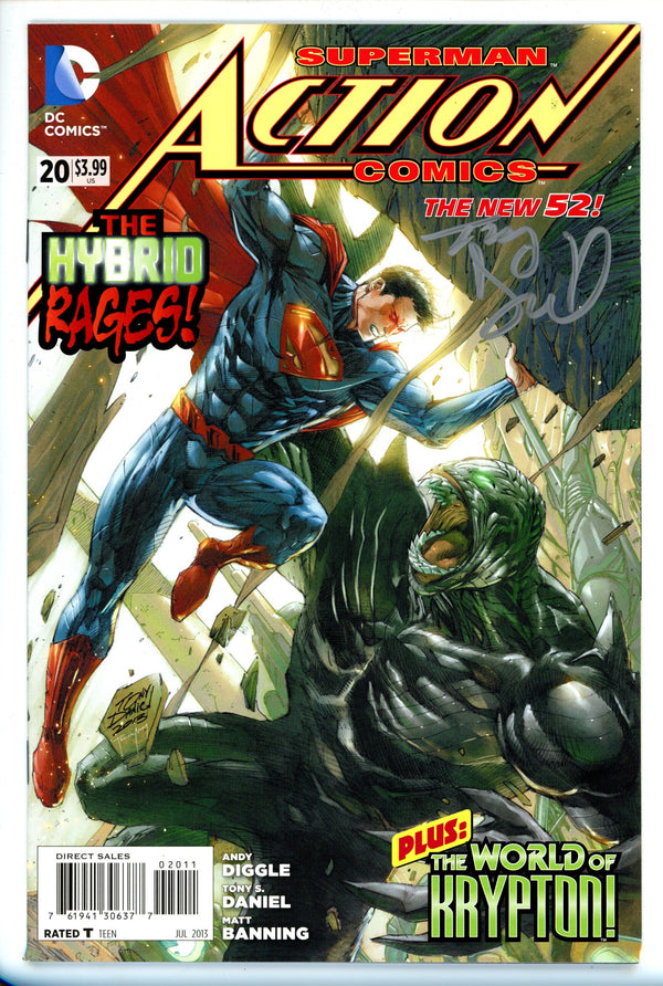 Action Comics Vol 2 20 Signed Daniel