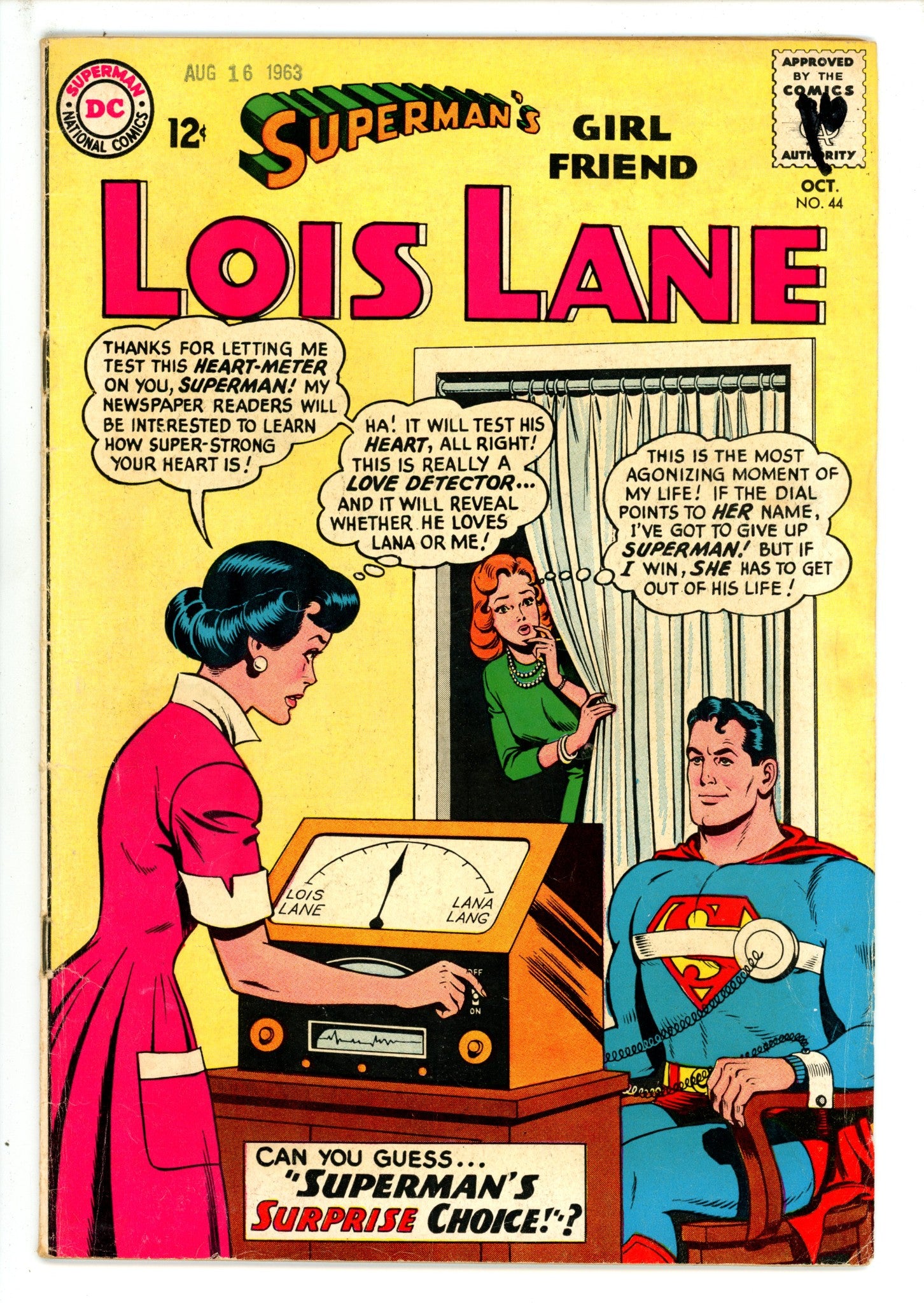 Superman's Girl Friend, Lois Lane 44 VG (1963)