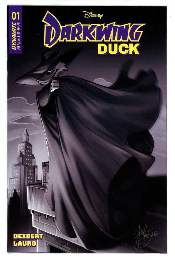 Darkwing Duck Vol 2 1 Andolfo B&W Incentive Variant (2023)