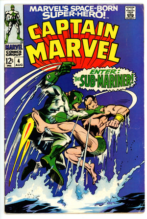 Captain Marvel Vol 1 4 VG/FN