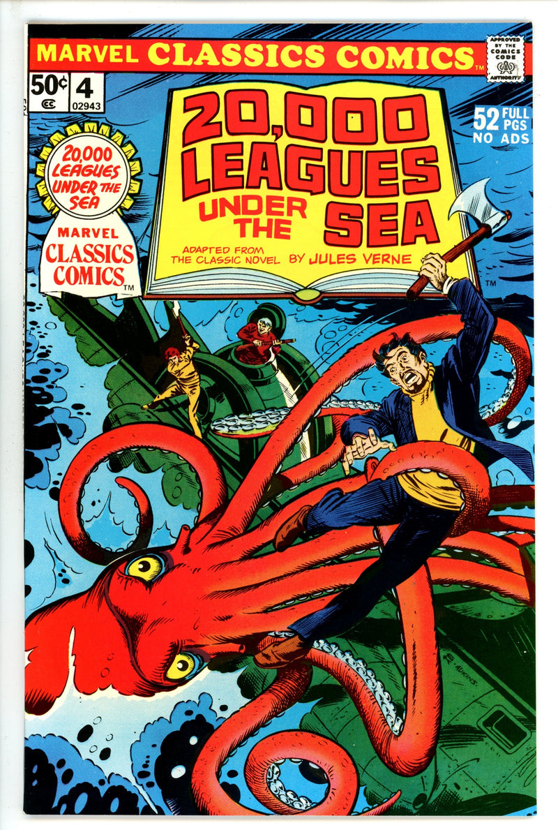 Marvel Classics Comics 4 NM- (1976)