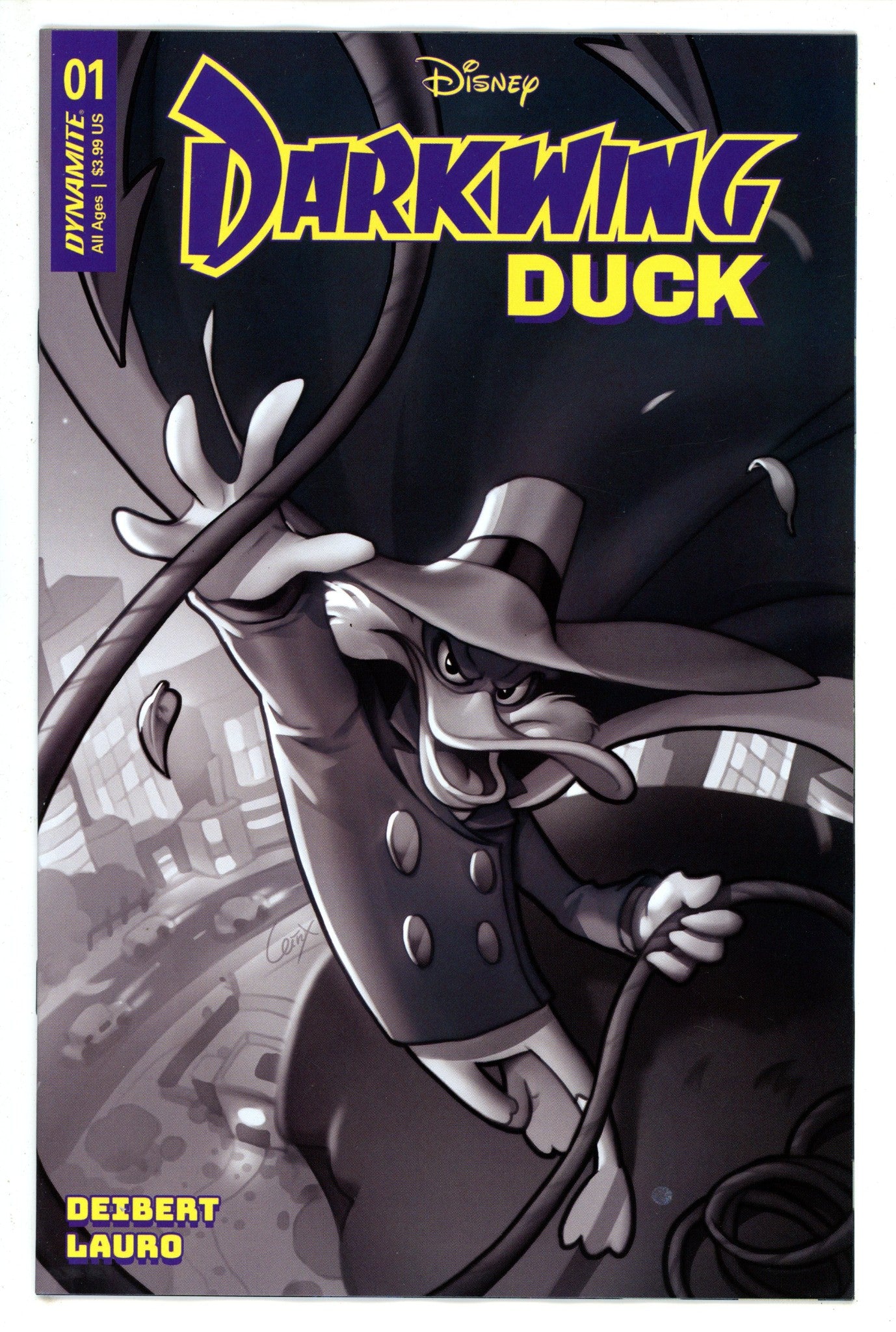 Darkwing Duck 1 Leirix B&W Incentive Variant (2023)