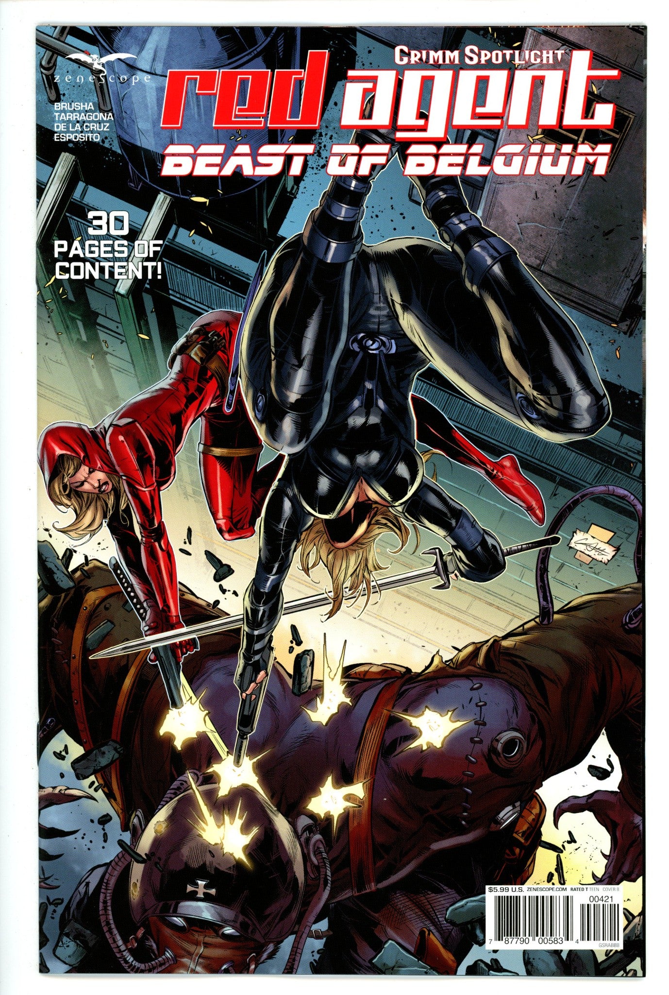 Grimm Red Agent Beast of Belgium 1 White Variant (2021)