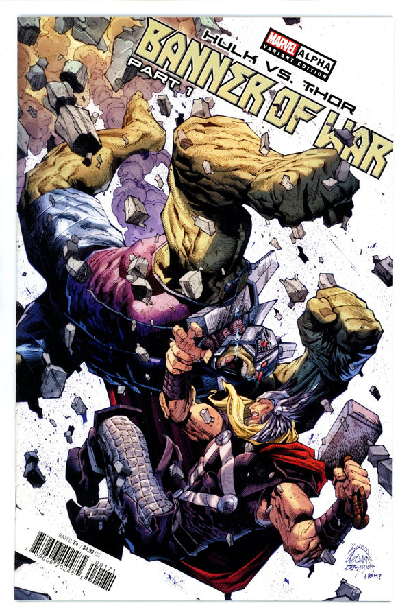 Hulk vs Thor Banner War Alpha 1 Stegman Variant NM-