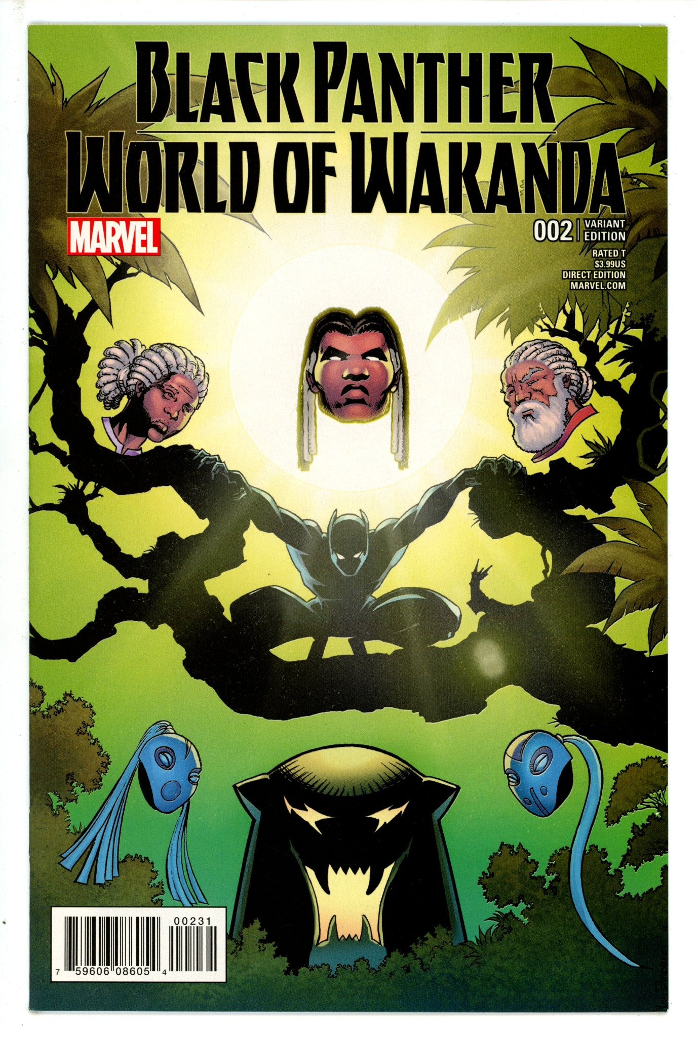 Black Panther: World of Wakanda 2 Sauvage Incentive Variant NM (2016)