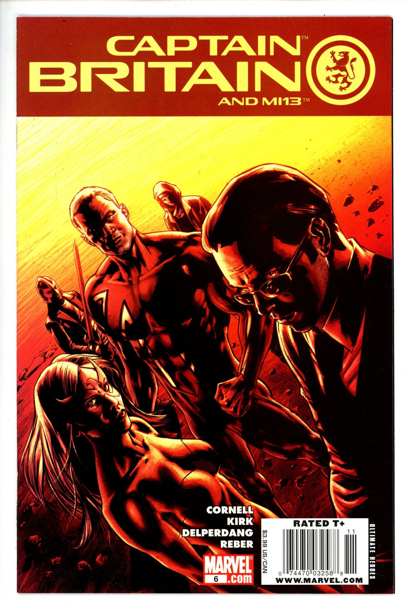 Captain Britain and MI: 13 6 VF+