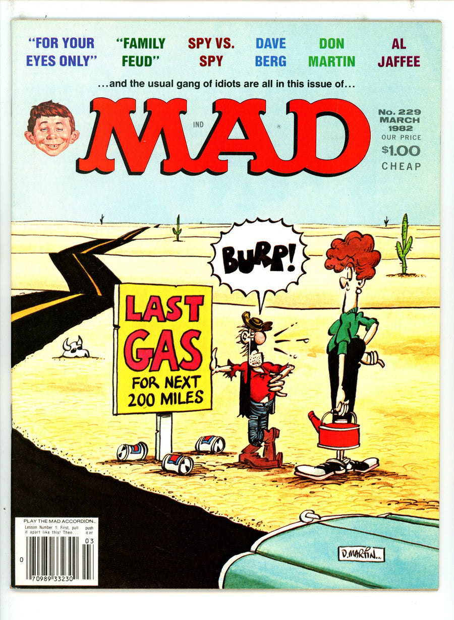 Mad 229 Canadian Price Variant VF+ (1982)