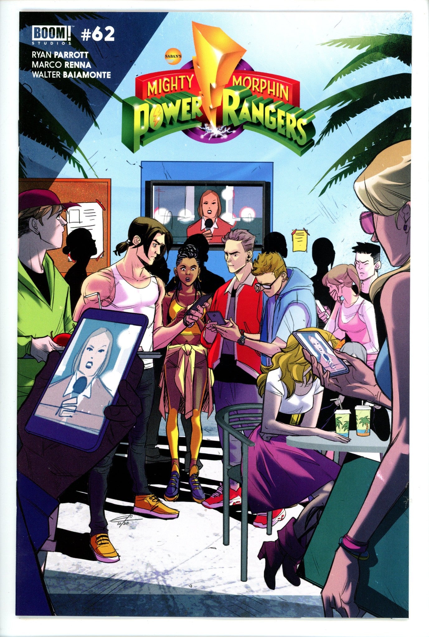 Mighty Morphin 4 Carlinie Variant-Boom-CaptCan Comics Inc