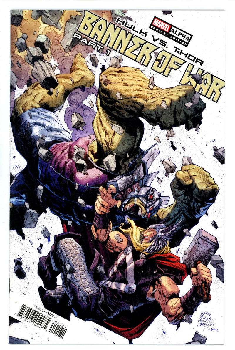 Hulk vs Thor Banner War Alpha 1 Stegman Variant NM