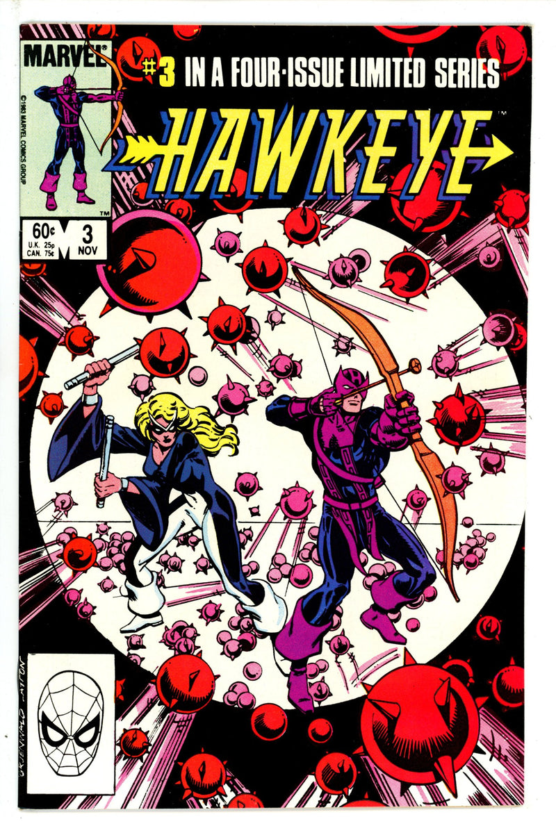 Hawkeye Vol 1 3 VF+ (1983)