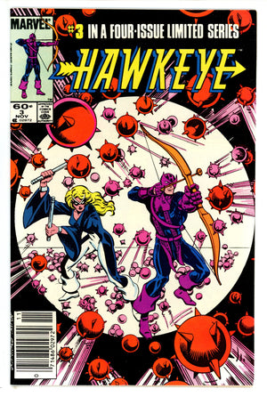 Hawkeye Vol 1 3 Newsstand FN/VF (1983)