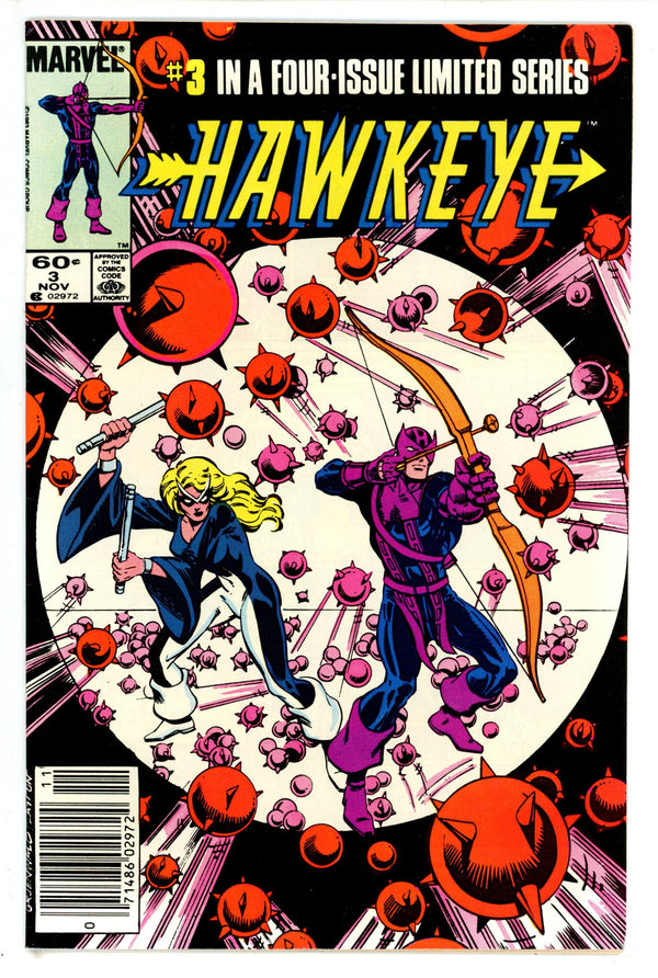 Hawkeye Vol 1 3 Newsstand FN/VF (1983)