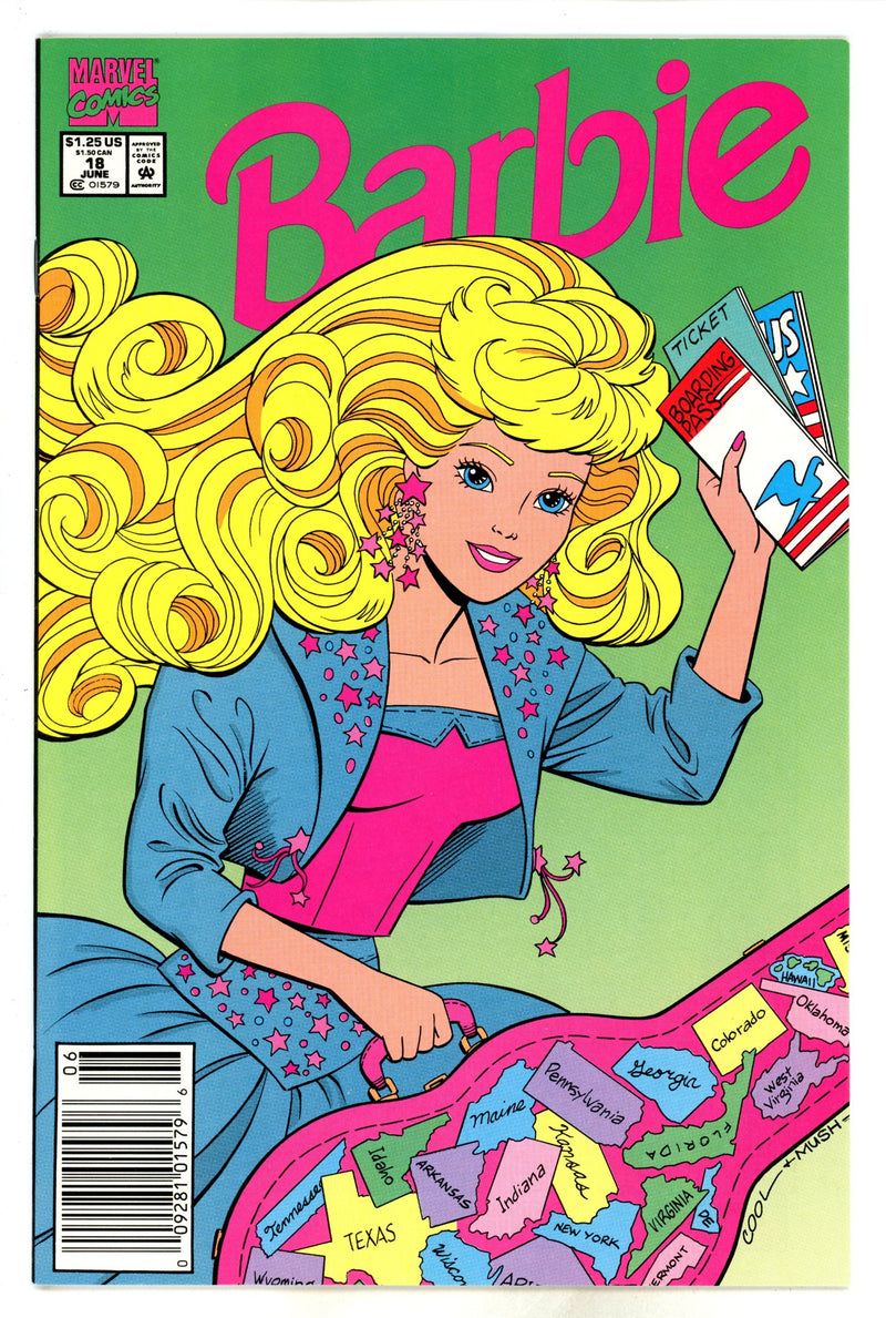 Barbie 18 Newsstand NM-