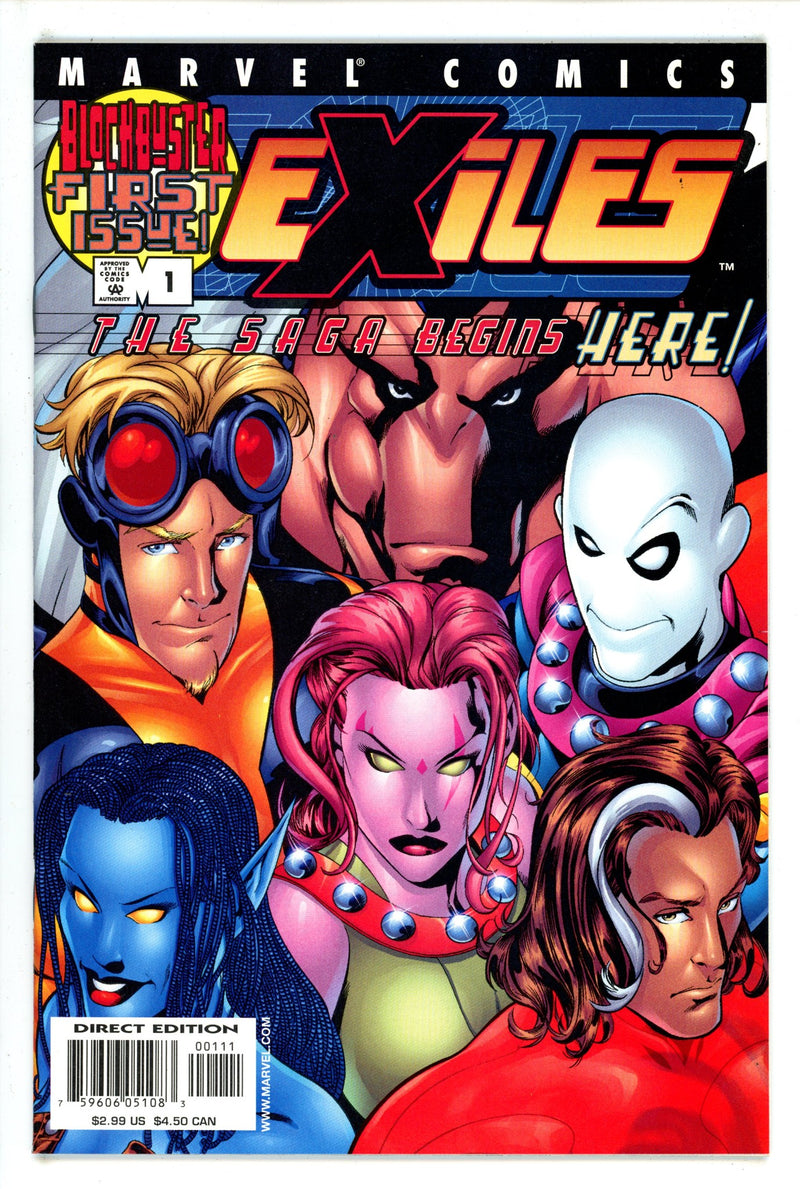 Exiles Vol 1 1 VF+ (2001)