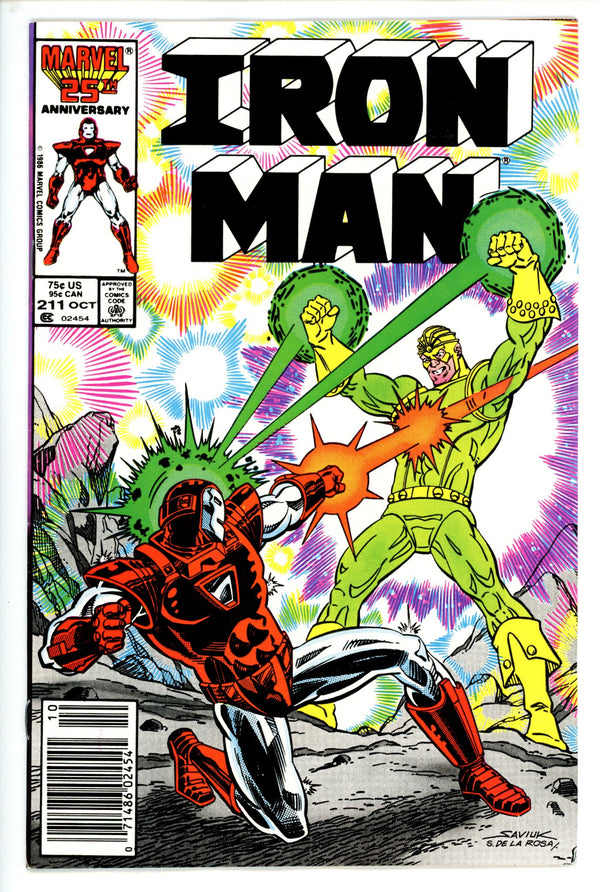 Iron Man Vol 1 211 Newsstand