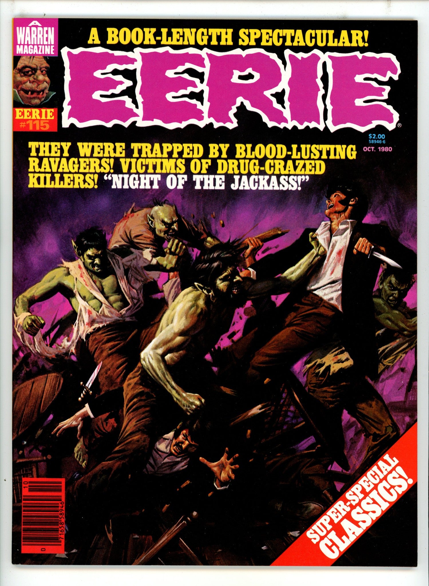 Eerie 115 Canadian Price Variant NM (1980)