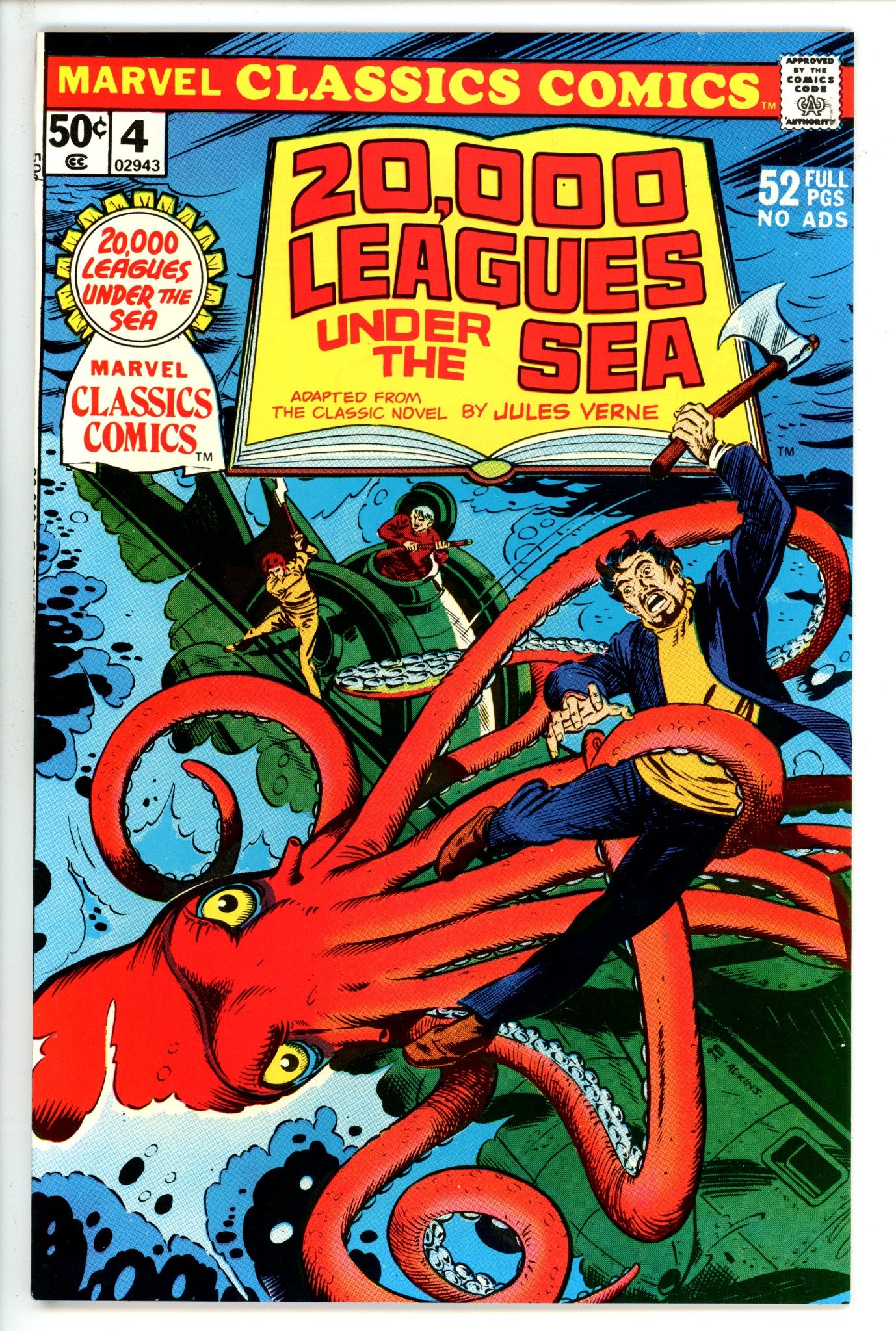 Marvel Classics Comics 4 NM (1976)