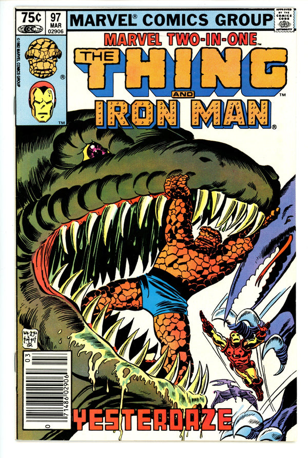 Marvel Two-in-One Vol 1 97 Canadian VF/NM