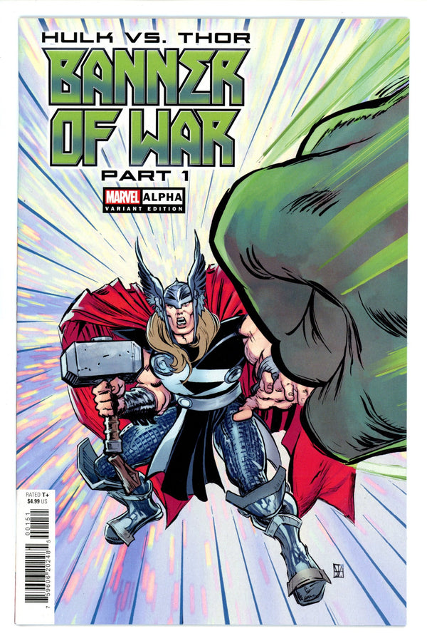 Hulk vs Thor Banner War Alpha 1 Von Eeden Variant (2022)