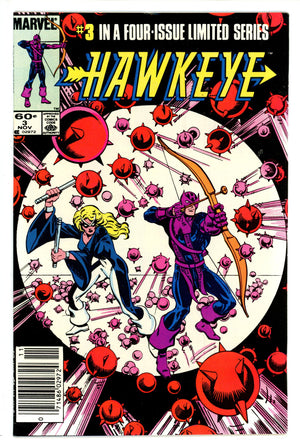 Hawkeye Vol 1 3 Newsstand VF- (1983)