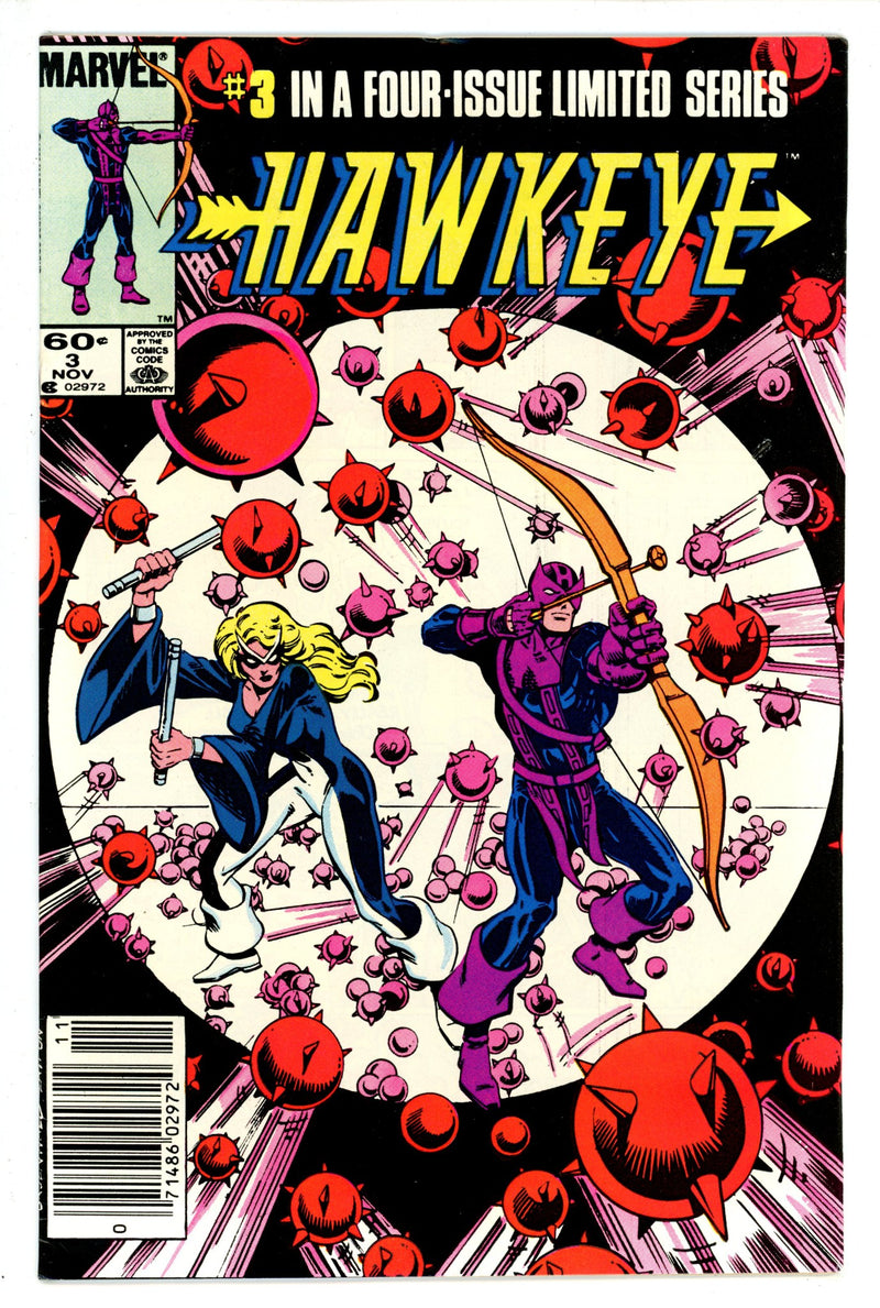 Hawkeye Vol 1 3 Newsstand VF- (1983)