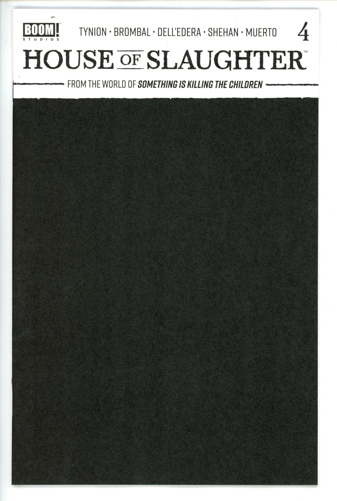 House of Slaughter 4 Blank Variant (2022)