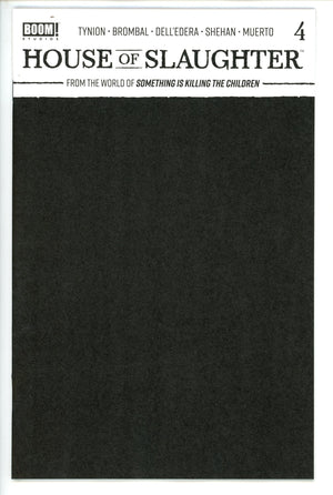 House of Slaughter 4 Blank Variant (2022)